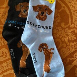 2 Pairs Dachshund Socks $9